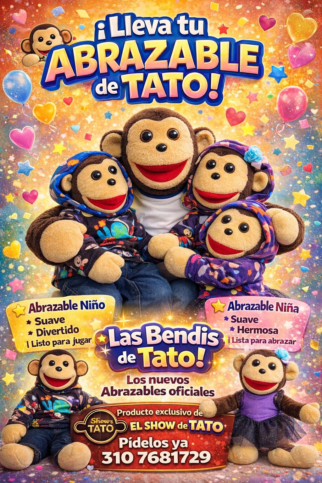 Abrazables de Tato